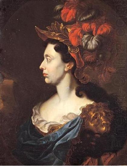 Jan Frans van Douven Anna Maria Luisa de' Medici in profile oil painting picture